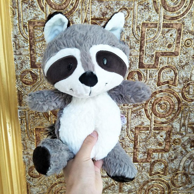 Waschbär Plüschtier, grau, 35cm, ab 6 Jahren - Bild 1