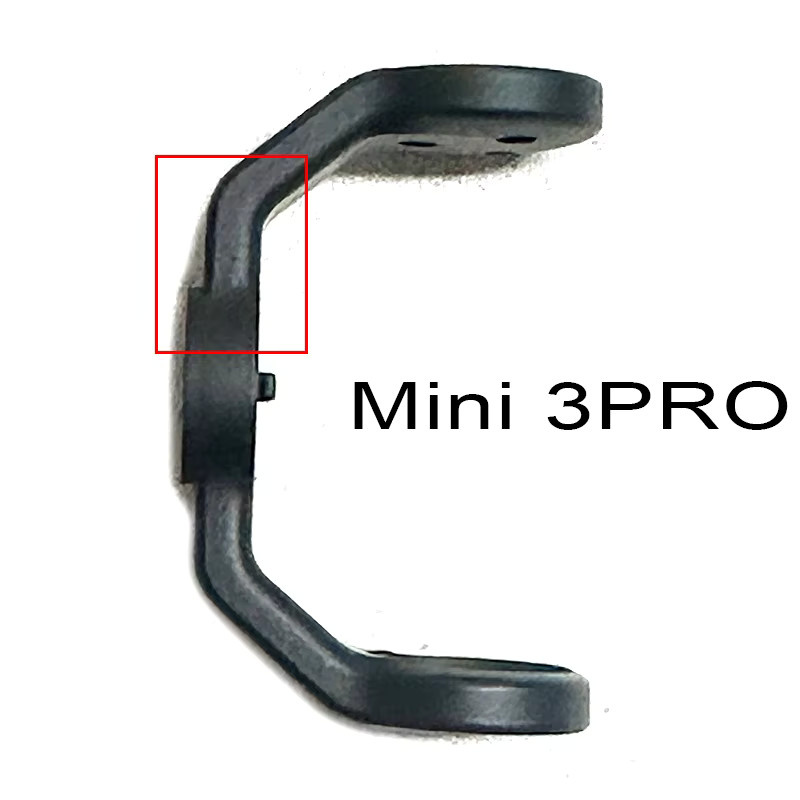 DJI Mini 3 und Mini 3 Pro Gimbal Roll Arm Reparaturteil in Schwarz - Bild 1