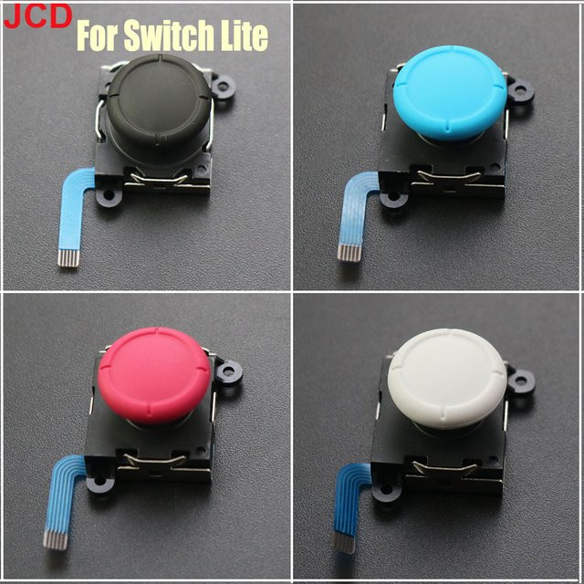 JCD Ersatz-Analog-Joysticks für Nintendo Switch Lite, OLED, NS, NX 3D Thumbsticks in Rot - Bild 1