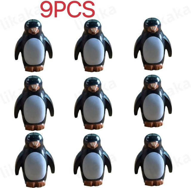 Linyi toy Bausteine Pinguine Antarktis Gletscher 9-teiliges Set - Bild 1