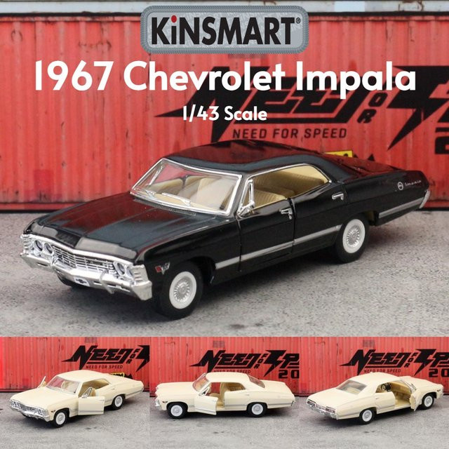 KiNSMART Chevrolet Impala 1967, Spielzeugauto-Modell, 1:43, Metall - Bild 1