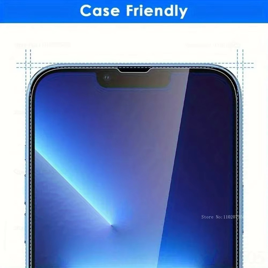 DIXSG 2er Set Displayschutzfolie aus gehärtetem Glas für iPhone 16 15 14 13 12 Pro Max Plus XS transparent - Bild 5