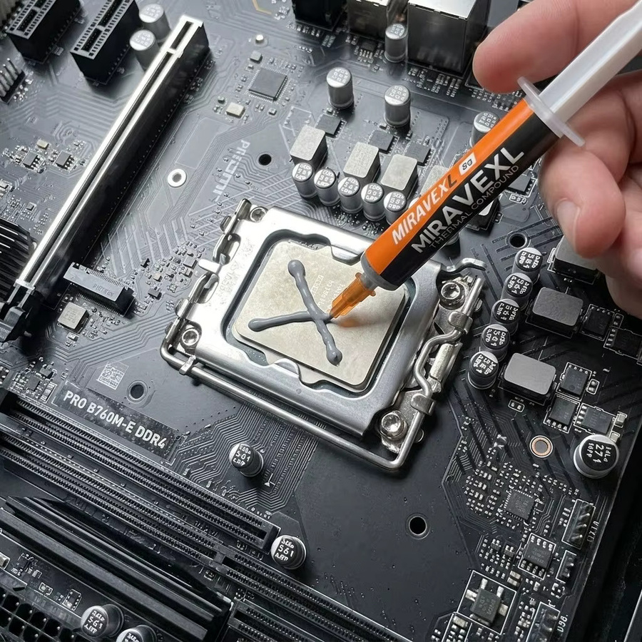 MIRAVEXL Hochleistungs-Wärmeleitpaste in Grau für CPU, GPU, PC und Xbox, 8g - Bild 6