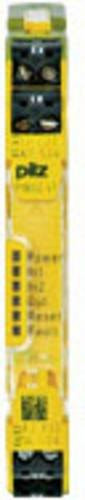 PILZ Sicherheitsschaltgerät PNOZ s1 24VDC 2 n/o Gelb B/H/T: 1,25 x 9,8 x 12 cm - Bild 1