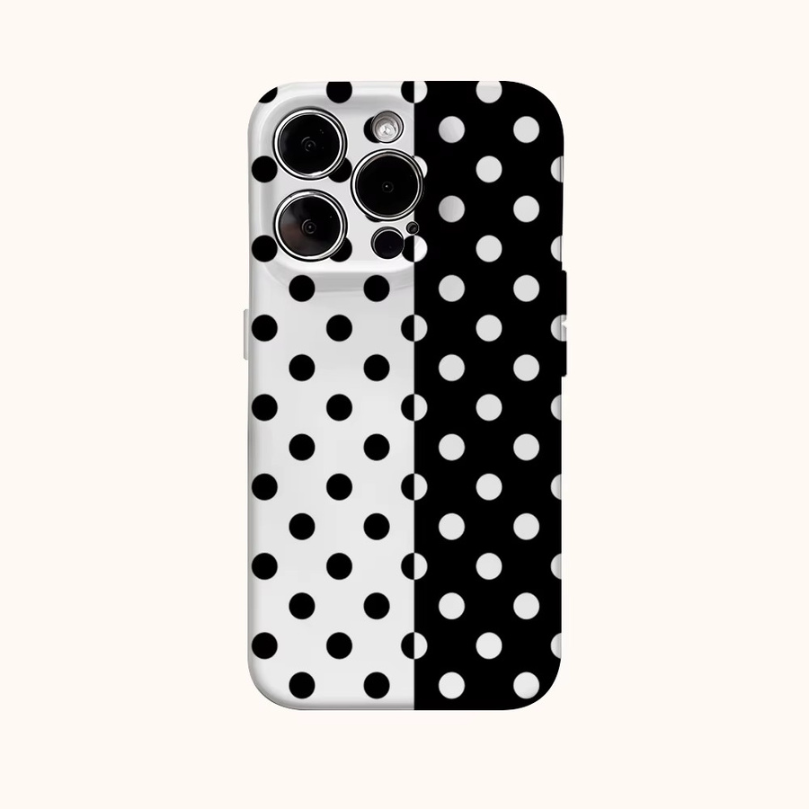 Potdemiel Handyhülle mit Doppelpunkt-Design für iPhone 11 bis iPhone 16 Pro Max Plus in Multicolour - Bild 2
