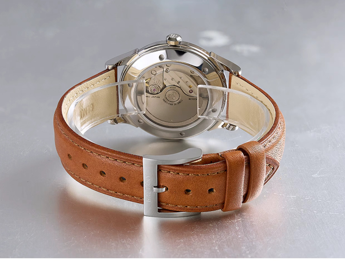 Baltany Armbanduhr Automatik, Edelstahl, 38,5 mm, Herren, Saphirglas, 5 ATM - Bild 5