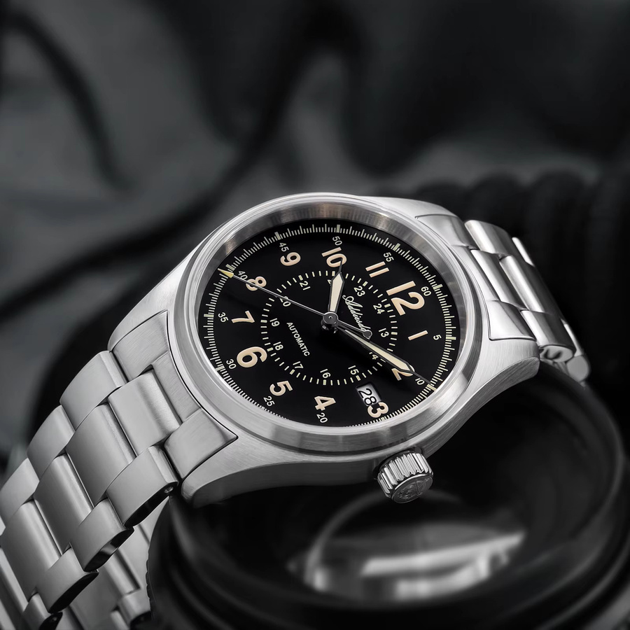 ADDIESDIVE Herrenuhr, Automatik, Edelstahl, Saphirglas, 20 ATM, Schwarz - Bild 2