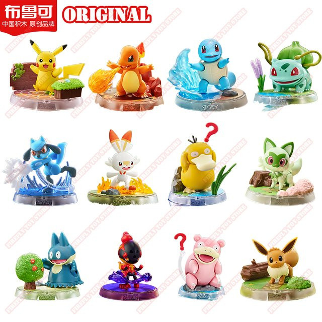 Bandai Pokémon Eevee Charmander, Action Figuren, beweglich - Bild 1