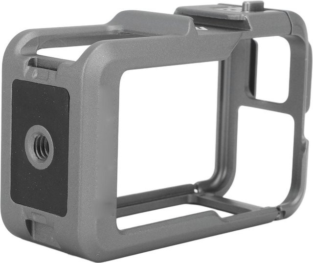 Andoer Action Kamera Cage aus Aluminiumlegierung mit Schnellverschluss und Dual Cold Shoe in Grau - Bild 1