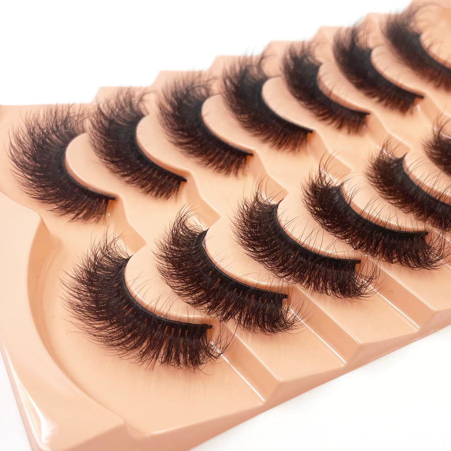 AMSDCN Künstliche Wimpern, Black, Unisex - Bild 5
