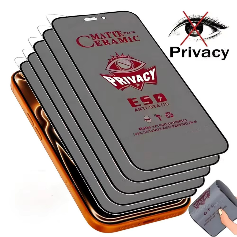 Anti-Spionage Keramikmembran Displayschutzfolie in Matt für Samsung S25 Ultra S24 Plus S23 S22 5G S21 FE S20 FE M53 M52 M31S - Bild 5