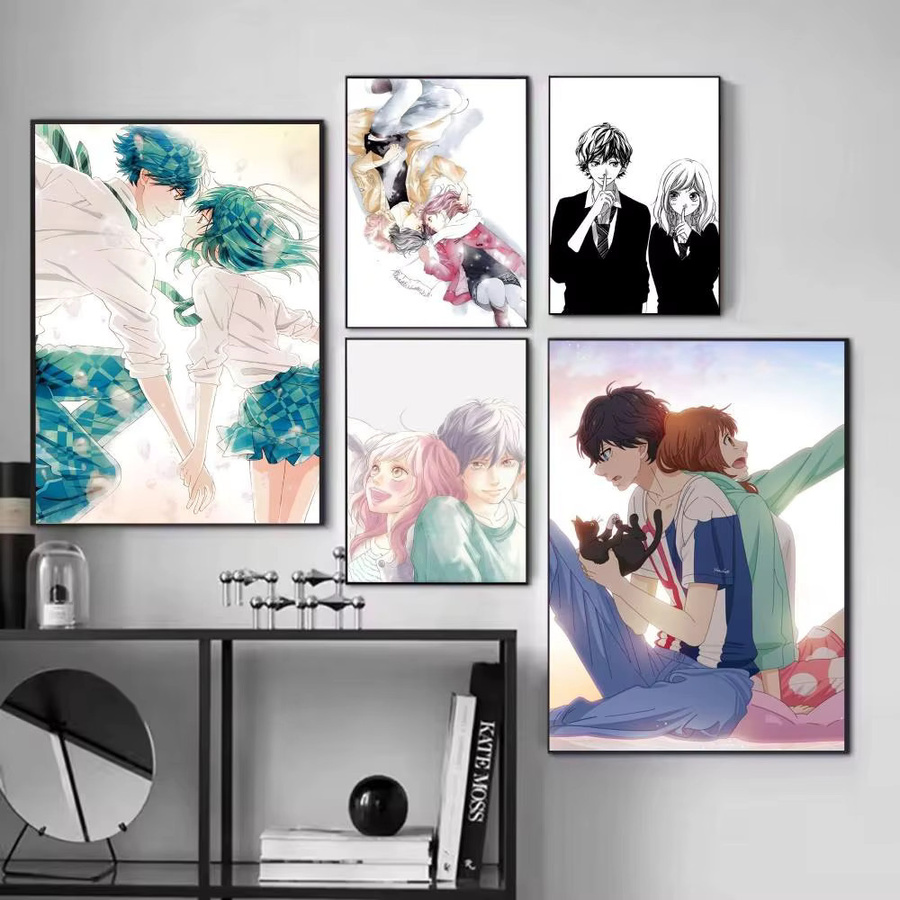 Selbstklebender Anime Manga-Poster A-Ao Haru Ride aus Papier in Mehrfarbig - Bild 2
