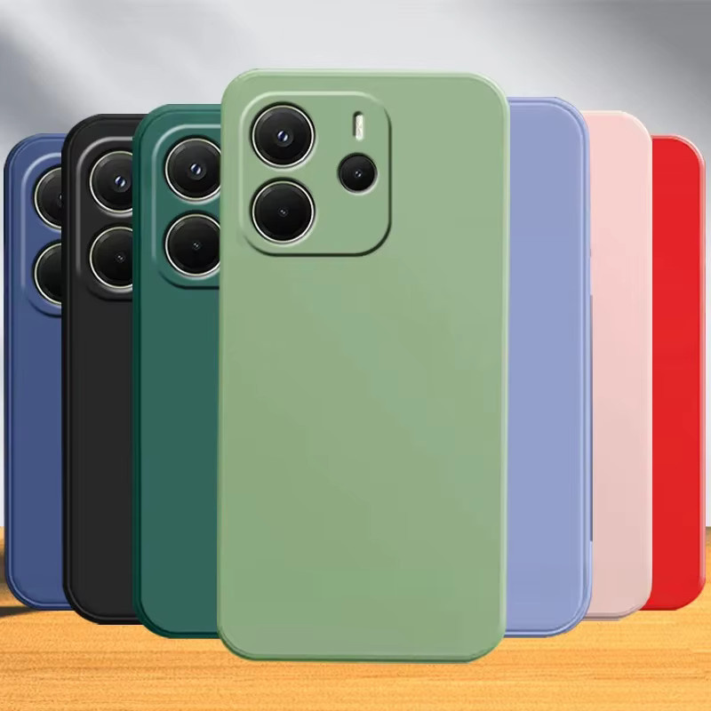 Xiaomi Silikon TPU Schutzhülle für Redmi Note 14 5G und Redmi Note 14 Pro Plus in Blau - Bild 3
