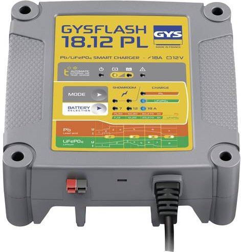 GYS GYSFLASH 18.12 PL 026926 Automatikladegerät 12V 18A in Grau - Bild 1