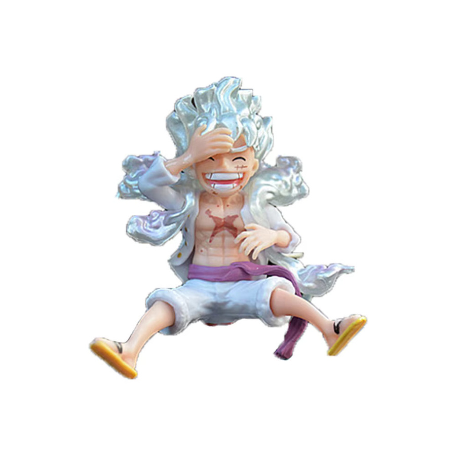 Bandai One Piece Gear 5 Nika Luffy Anime Auto-Lufterfrischer aus Metall mit Clip in Multicolor - Bild 4