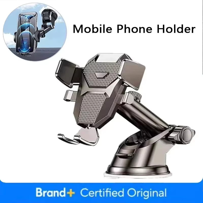 Universeller Auto-Handyhalter mit 360 Grad Rotation für Windschutzscheibe und Armaturenbrett in Schwarz - Bild 2