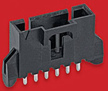 Molex Einbau-Stiftleiste Standard 7-polig Schwarz mit Goldkontakten Rastermaß 2.54mm 705450041 - Bild 1