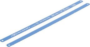 BGS Do it yourself HSS-Metall-Sägeblatt-Satz, 2-teilig, Blau, B/H: 13 x 300 mm - Bild 1