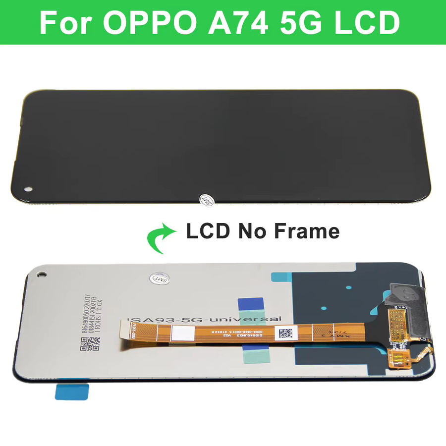 Sinmaytai LCD-Display Touchscreen-Digitizer-Baugruppe Ersatz für OPPO A74 5G CPH2197 CPH2263 in Schwarz - Bild 2