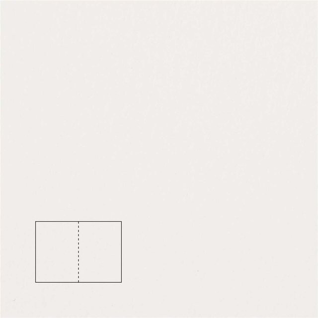 Rico Design Paper Poetry Klappkarten Essentials A6, 5 Stück, Weiß - Bild 1