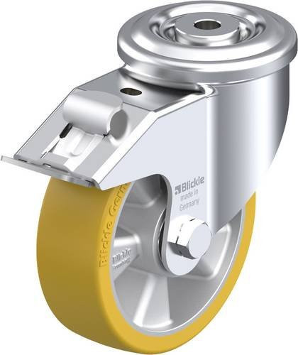Blickle LKR-ALTH 125K-FI Lenkrolle mit Feststeller, Rad-Durchmesser: 125 mm, Tragfähigkeit: 350 kg - Bild 1