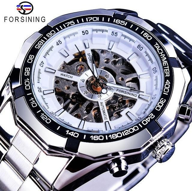 Forsining Armbanduhr Edelstahl, Automatik, 46 mm, Herren - Bild 1