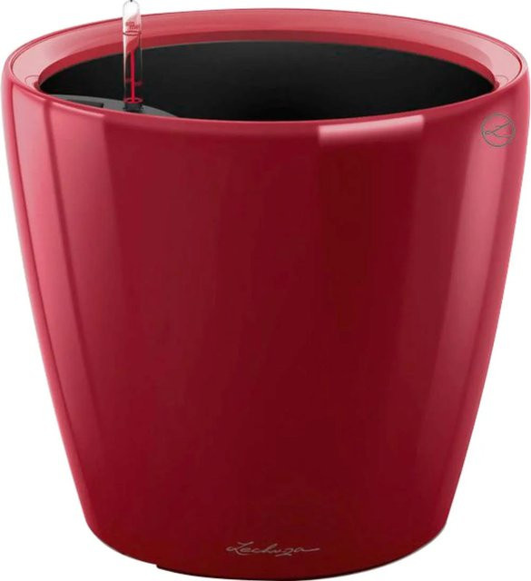 Lechuza Pflanzgefäß Classico Premium LS Tabletop in Scarlet Rot hochglanz, Durchmesser: 22 cm, Höhe: 21 cm - Bild 1