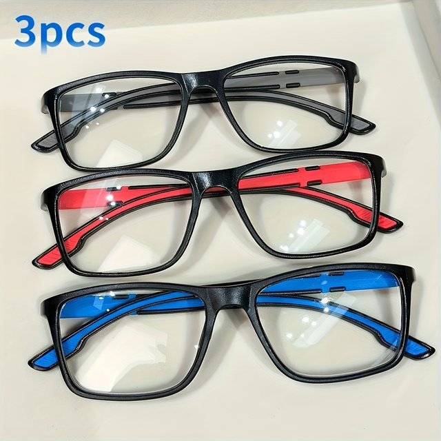 Hindfield Lesebrille, Unisex, Vollrand, Rechteckig, Schwarz, Kunststoff - Bild 1