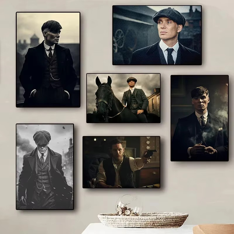 Peaky Blinders TV Play Classic Pop Poster Leinwand Wandkunst für dein Wohnzimmer oder Kino - Bild 2