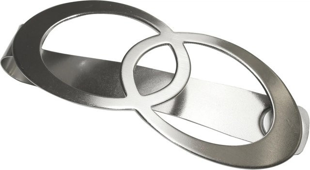 Gardinia Raffspange Infinity aus Edelstahl in Silber gebürstet - Bild 1