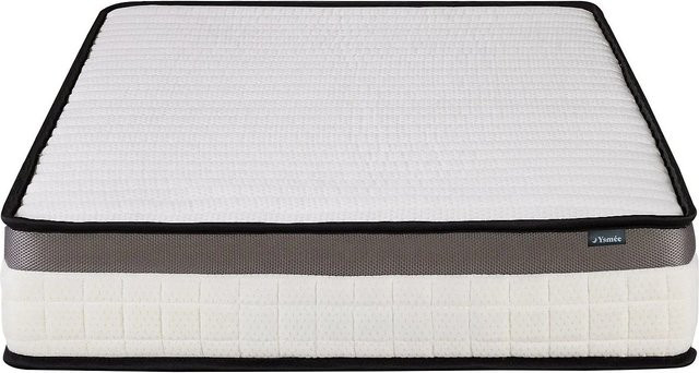 Ysmée Standardmatratze Orthomemory aus Memory Schaum in Weiß B/T/H: 90 x 190/200 cm - Bild 1
