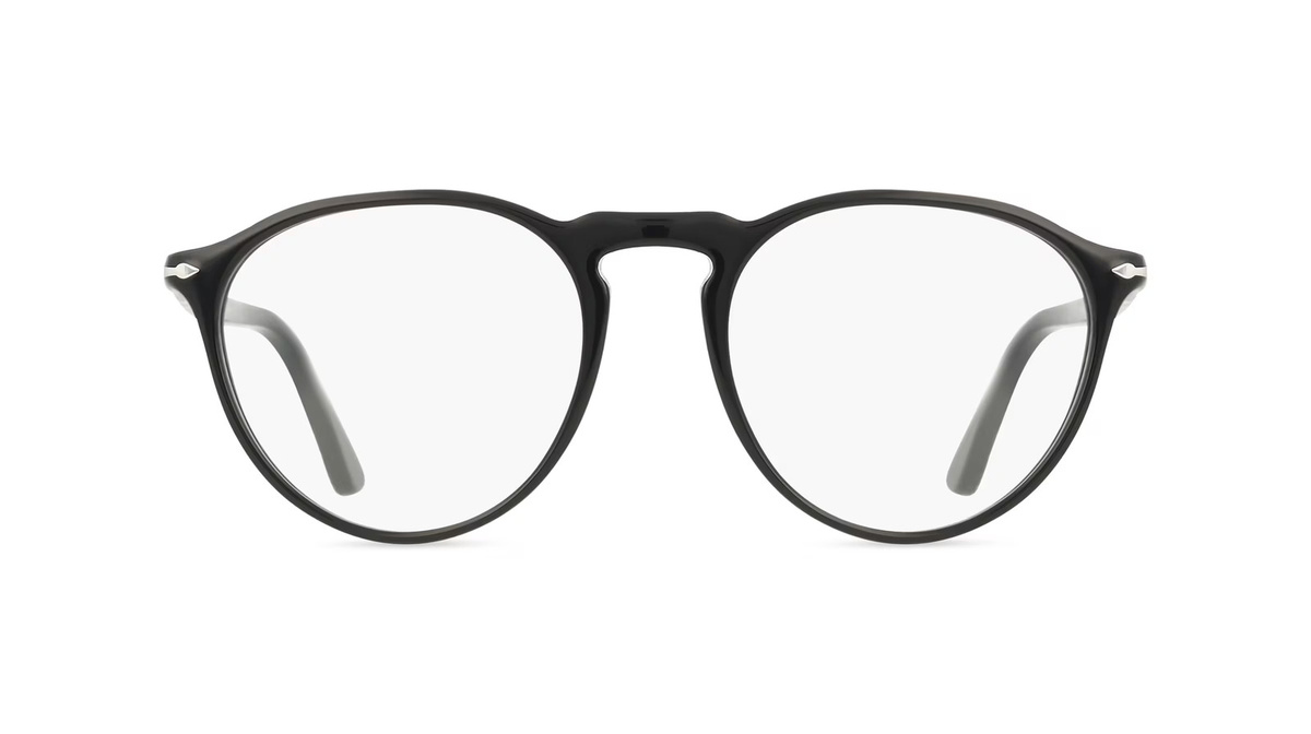 Persol 0PO3286V Korrektionsbrille, Vollrand, Panto, Acetat, Herren, Schwarz - Bild 1