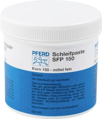 PFERD Schleifpaste SFP Körnung SIC 150 Weiß 250g zum Fein- und Einschleifen von Ventilen und Lagern - Bild 1