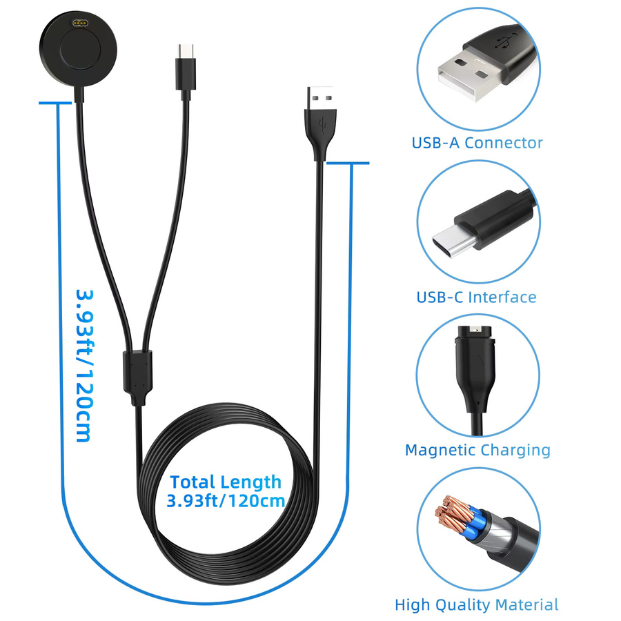 Garmin Ersatz-Ladestation, USB, Schwarz, Unisex - Bild 2