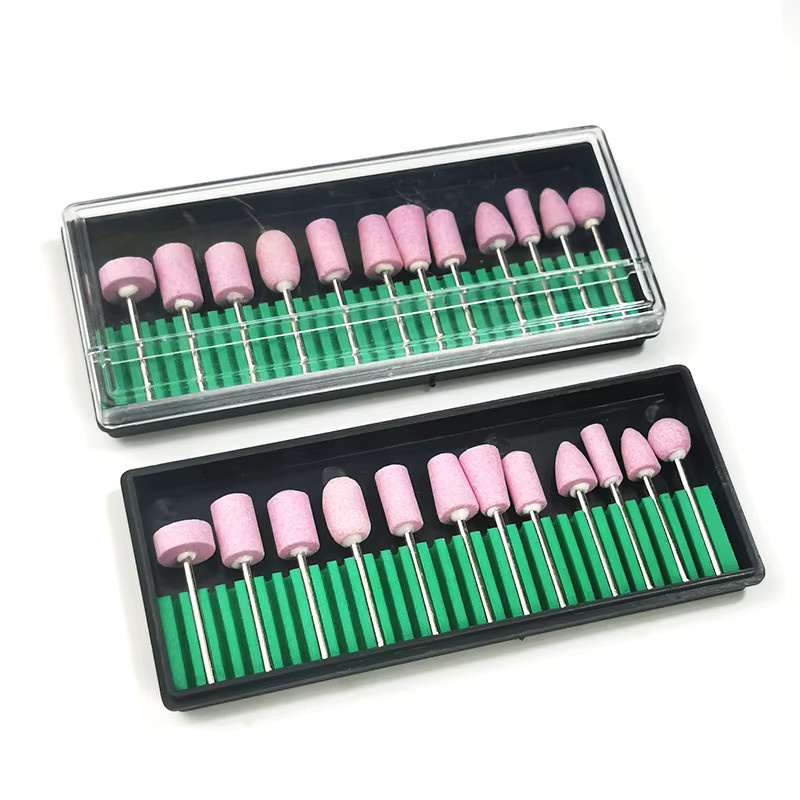 STONEGO Elektrisches Maniküre-Set, Rosa, 12-teilig, für Hände und Füße - Bild 3