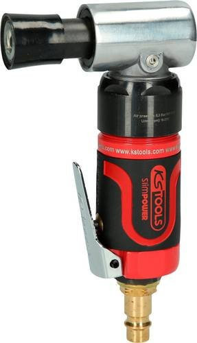 KS Tools SlimPOWER Mini-Druckluft-Schleifmaschine in Rot mit 19000 U/min - Bild 1