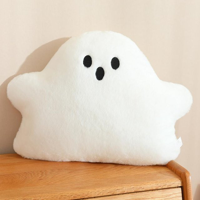 Yiran toy Was Geisterwolken Plüschkissen Stofftier, Weiß - Bild 1