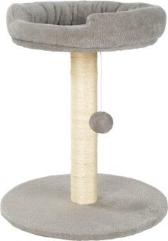 FIT+FUN Kratzbaum mit integriertem Bett und Spielzeug in Grau und Beige - Bild 1