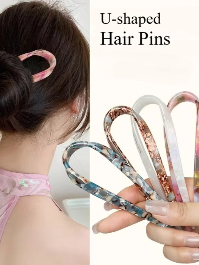 RaviMour Haar Pins Acetat U Form, Damen - Bild 4