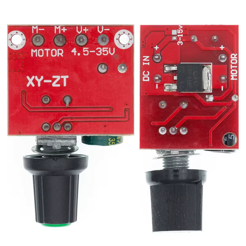 AITEXM ROBOT PWM DC Motor Drehzahlregler Modul PN35, 4,5 V-35V 5A 90W, Rot - Bild 2
