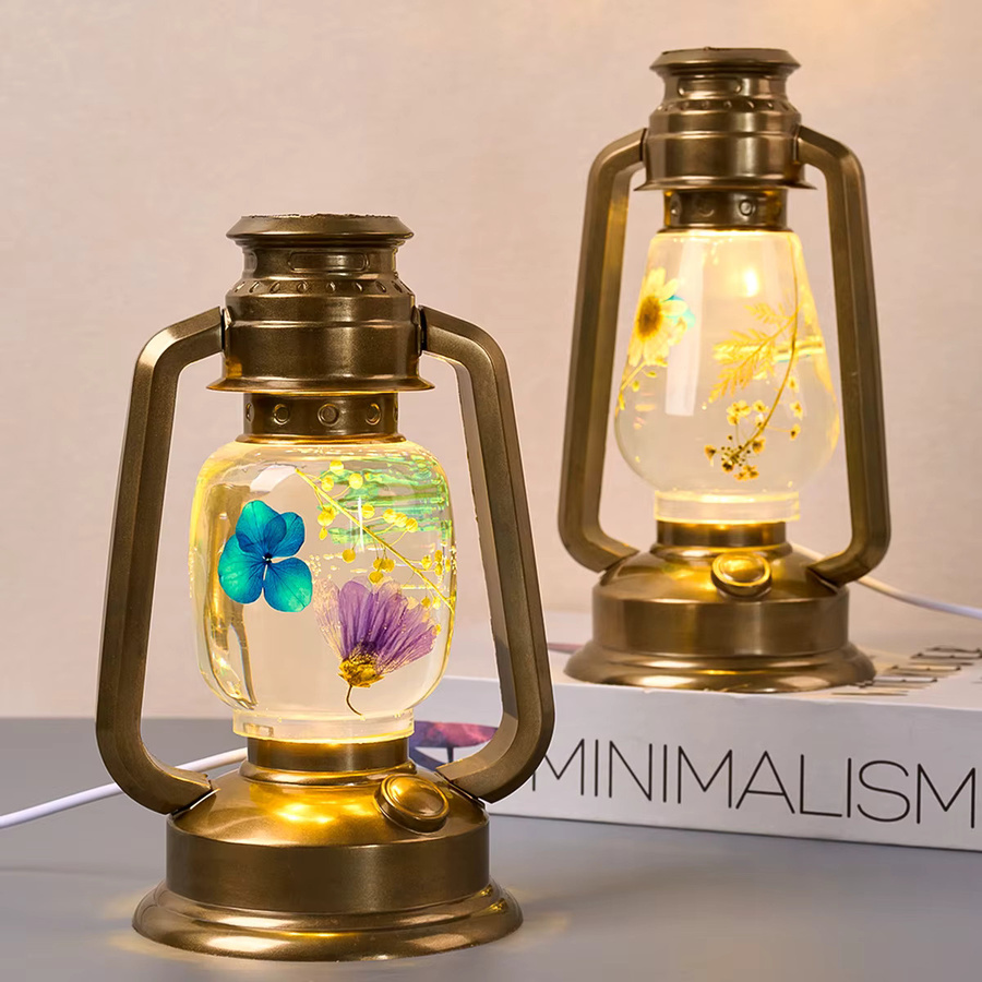 UDOCOOL Silikonform für Kerosin Design Camping Licht zur DIY Herstellung von Nachtlicht und Tischhandwerk mit Epoxidharz und USB-Dochtkabel - Bild 2