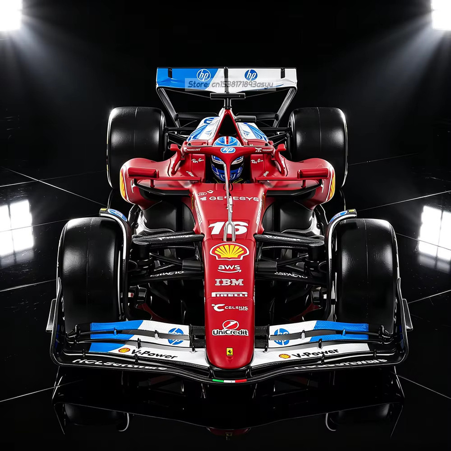 Bburago Ferrari SF25 Miami Lackierung, Simulationsmodell, 1:18, ab 14 Jahren - Bild 2