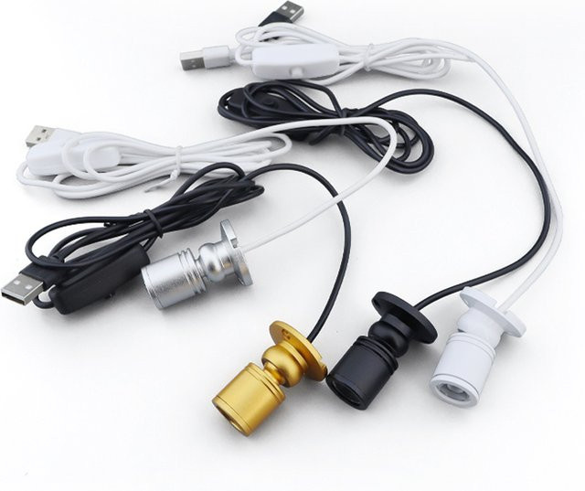KAISANXINYI LED USB Strahler 3W in Silber zur Oberflächenmontage für Vitrine und Schrank - Bild 1