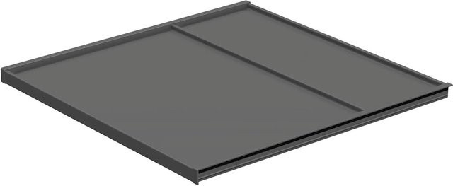 Ninka Deckelplatte aus Kunststoff in Dunkelgrau matt mit einer Korpusbreite von 50 cm und einer Korpusseitenstärke von 16 mm - Bild 1