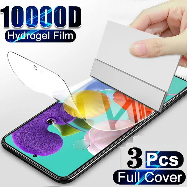 3er-Set Hydrogel Displayfolie für Samsung Galaxy M16 M56 M55s M05 M35 M55 M15 M14 F56 F16 F06 F05 F55 C55, transparent - Bild 1