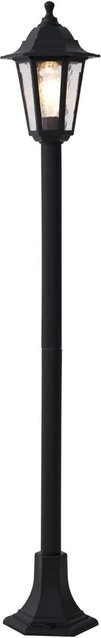 QAZQA Klassische Wegeleuchte New Haven Schwarz IP44 Höhe: 122 cm - Bild 1