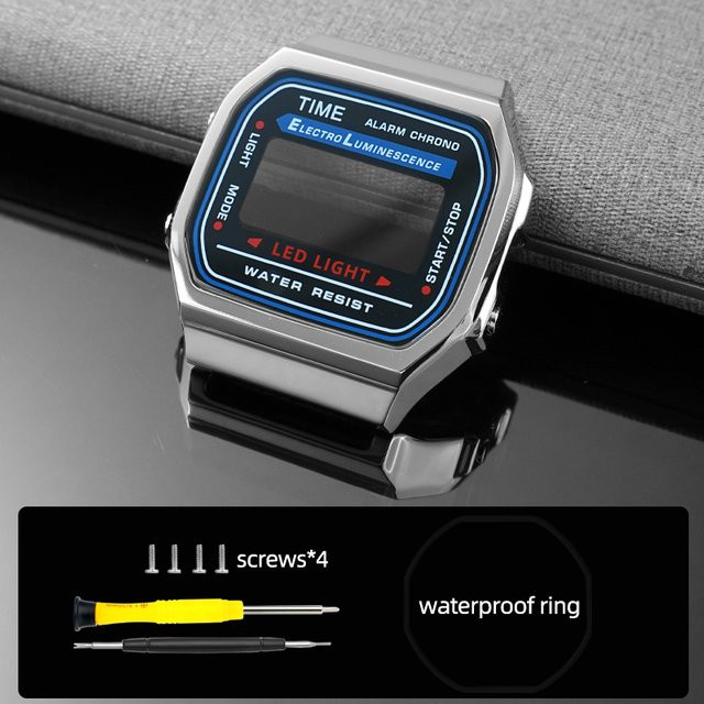 Casio Uhrenzubehör, Edelstahlgehäuse Lünette Mod Kit, Silber, Unisex - Bild 1