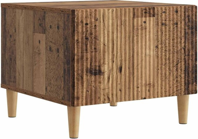 vidaXL Couchtisch mit Schubladen aus Holzwerkstoff in Altholz-Optik, B/T/H: 49 x 50 x 40 cm - Bild 1