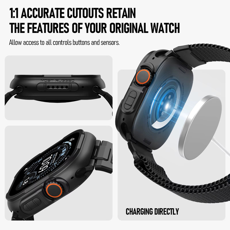 Edelstahlgehäuse für Apple Watch, Titan, Unisex - Bild 3