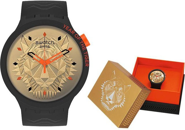Swatch Armbanduhr, Quarz, Gold, Unisex - Bild 1